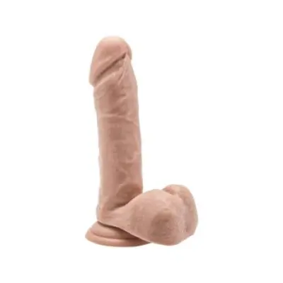 GET REAL - DILDO 18 CM WITH BALLS SKIN