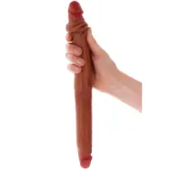Get Real Silicone Foreskin Double Dong 40 cm