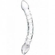 Gläs: Double Trouble Glass Dildo