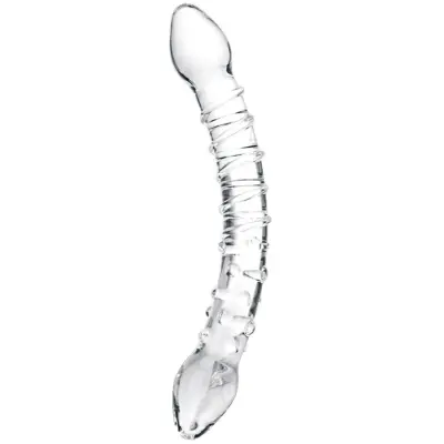 Gläs: Double Trouble Glass Dildo