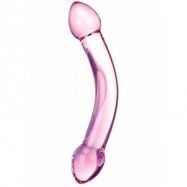 Gläs: Double Trouble Purple Dildo