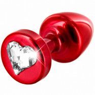 Diogol Anni Heart T1 Cristal Analplugg 25 mm