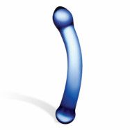 Gläs Curved G-Spot Glas Dildo