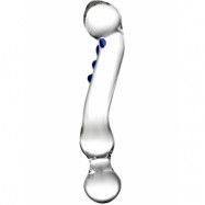 Gläs: Curved G-spot Glass Dildo