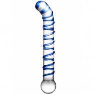 Gläs: Mr Swirly, G-spot Glass Dildo