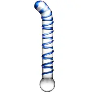 Gläs: Mr Swirly, G-spot Glass Dildo