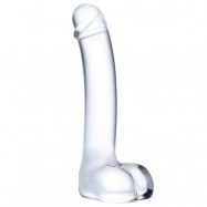 Gläs Realistic Curved G-Spot Dildo