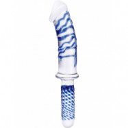 Gläs: Realistic, Double Ended Glass Dildo with Handle