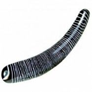 Glassvibrations Africa Zebra Glasdildo