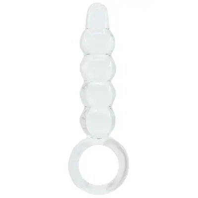 Glassy Clear Bubble Plug