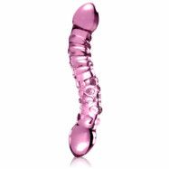 Icicles Glass Dildo No 55 Pink