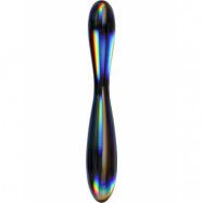 LoveToy: Twilight Gleam Glass Dildo, Double Delight