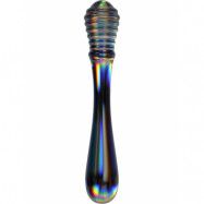 LoveToy: Twilight Gleam Glass Dildo, Twin Pleasures