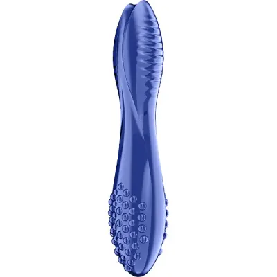 Satisfyer: Dazzling Crystal 2, Glass Dildo, blå