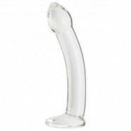 Sinful Curvy Genomskinlig Glasdildo - Clear