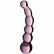 Sinful Rose Groove Glasdildo 17,5 cm - Rose