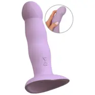 Heart Guy Vibrerande Dildo Lila