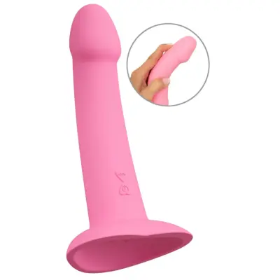 Heart Guy Vibrerande Dildo Rosa