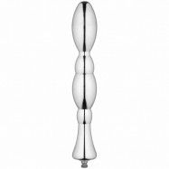 Hismith Anal Bubbled Dildo Tillbehör med KlicLok 21 cm - Silver