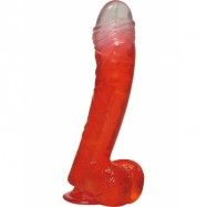 Jolly Buttcock: Dildo med Sugkopp, röd