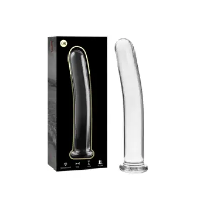 Nebula Series By Ibiza Model 8 Dildo Borosilicate Glass Clear 14.5 Cm -O- 2 Cm