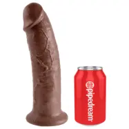 KING COCK 10 INCH BROWN DILDO