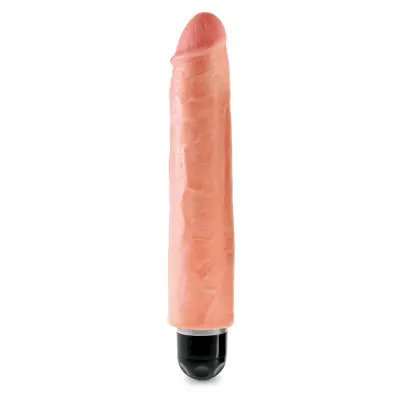 King Cock 10 Inch Vibr Stiffy Flesh