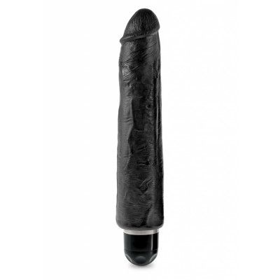 KING COCK 10'' VIBR STIFFY BLACK