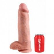 KING COCK 12 INCH W/ BALLS FLESH - 30,5 cm stor