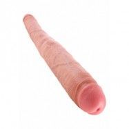 KING COCK 16 INCH TAPERED DOUBLE FLES - Dubbel Dildo