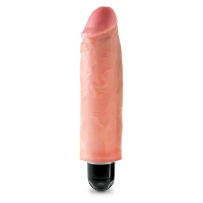 KING COCK 6'' VIBR STIFFY FLESH