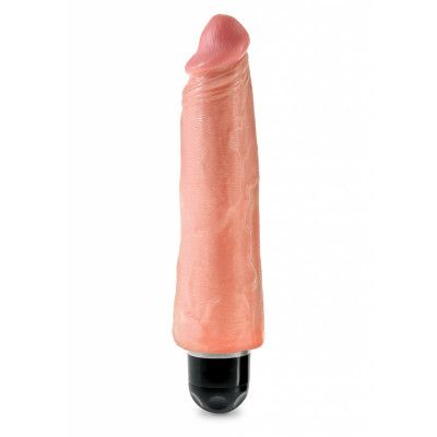 KING COCK 8'' VIBR STIFFY FLESH
