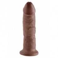 KING COCK 9 INCH BROWN DILDO