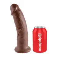 KING COCK 9 INCH BROWN DILDO