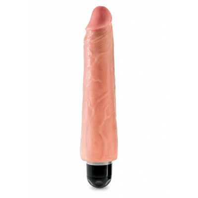 King Cock 9 Inch Vibr Stiffy Flesh
