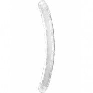 King Cock Clear: Double Dildo, 46 cm