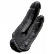 KING COCK DOUBLE PENETRATOR BLACK