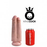 King Cock Dubbel Dildo 18 cm