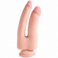 King Cock Plus Triple Density Double Penetrator 23 cm - Nude