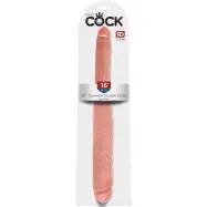 King Cock Tapered Double Dildo Beige