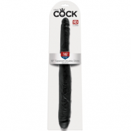 King Cock Tapered Double Dildo Black