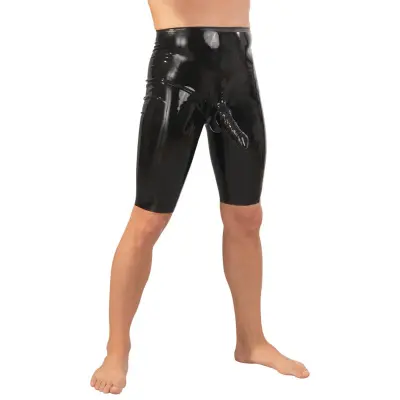 Latex Cykelshorts med Dildo (Välj:: M)