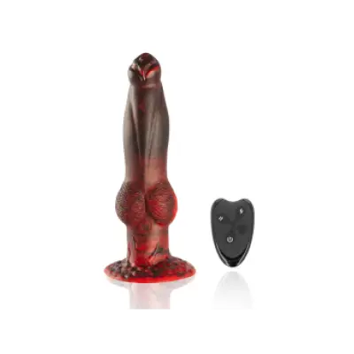 Epic Prometheus Dildo Titan In Flames Rechargeable Remote Control