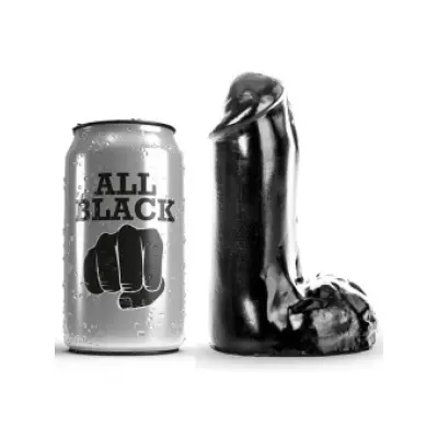 All Black Dildo Realistic 13 Cm