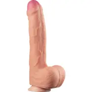 LoveToy: Dual-Layered Silicone Cock, 28 cm
