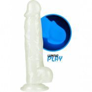 LoveToy: Lumino Play, Självlysande Dildo, 22 cm