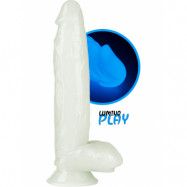 LoveToy: Lumino Play, Självlysande Dildo, 26 cm