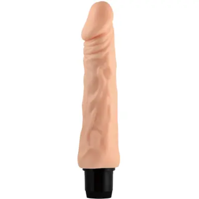 LoveToy: Real Feel Cyberskin Dildo Vibrator, 20 cm