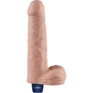 LoveToy: Real Softee, Silicone Vibrating Dildo, 22.5 cm