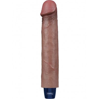 LoveToy: Real Softee, Silicone Vibrating Dildo, 23 cm